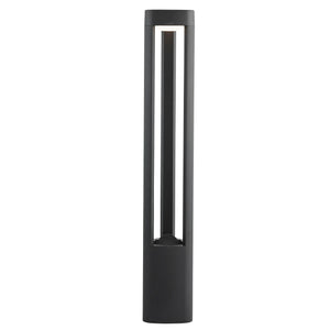Michigan Outdoor Post - Dark Grey Metal & Polycarbonate