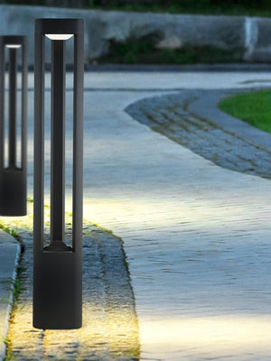 Searchlight Electric Michigan Outdoor Post - Dark Grey Metal & Polycarbonate 1005-800GY