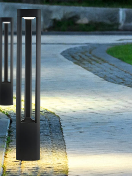 Searchlight Electric Michigan Outdoor Post - Dark Grey Metal & Polycarbonate 1005-800GY