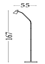 Searchlight Electric Jolly Floor Lamp - Antique Brass Metal 1007AB