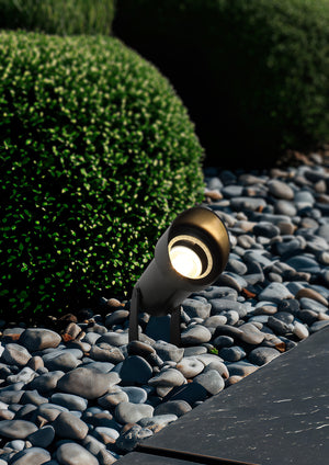 Searchlight Electric Spike Outdoor Light, Black 1010BK