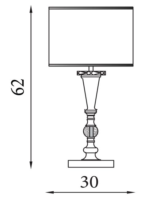 Searchlight Electric Oscar Table Lamp - Antique Brass Metal & Oatmeal Linen Shade 1011AB