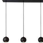 Searchlight Electric Eindhoven 5Lt Bar Pendant - Sand Black Metal 1014-5BK