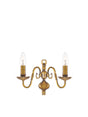 Flemish 2Lt Wall Light - Solid Brass Metal