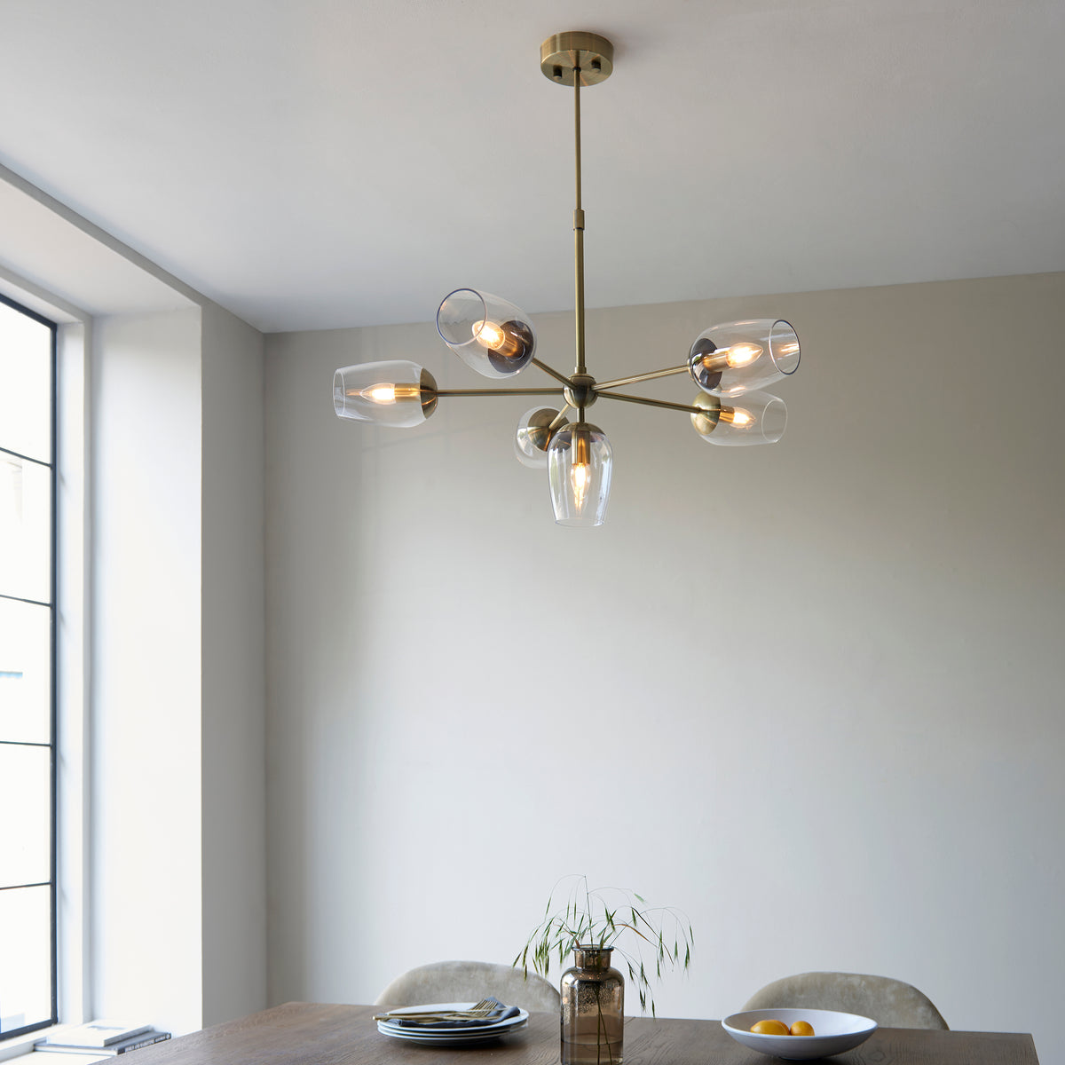 Endon Lighting Maeve 104094 Maeve 6lt Pendant Light Fitting