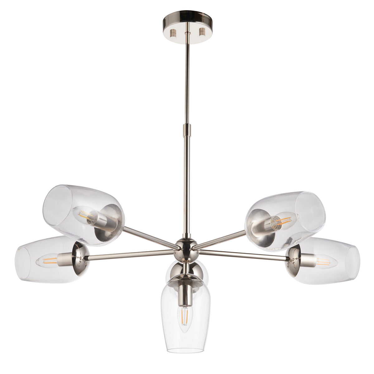 Endon Lighting Maeve 104095 Maeve 6lt Pendant Light Fitting