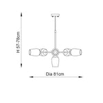 Endon Lighting Jericho 125453 Jericho Floor Light Fitting