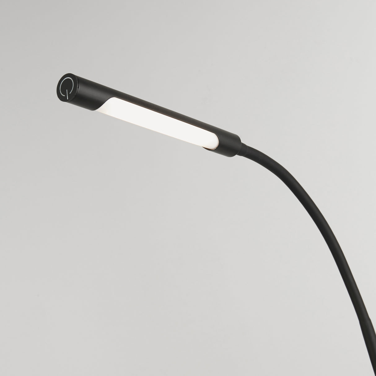 Searchlight Electric Plume Rechargeable Led Floor Lamp - Black 10430BK