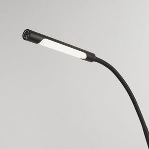 Searchlight Electric Plume Rechargeable Led Floor Lamp - Black 10430BK