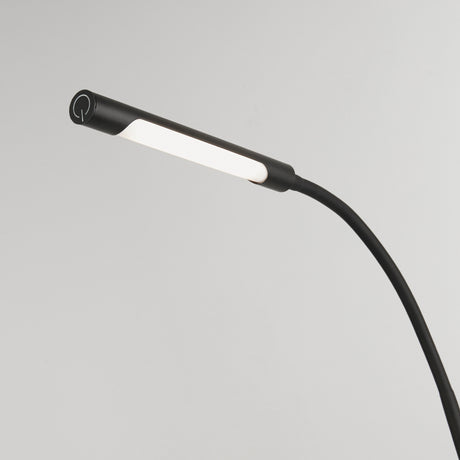 Searchlight Electric Plume Rechargeable Led Floor Lamp - Black 10430BK