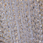 Searchlight Electric Swoop 5LT Pendant, Satin Brass & Clear Crystal 10883-5SB