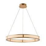 Classic Ribbed Hoop Pendant Light Fitting