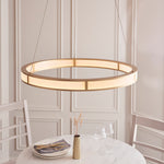 Endon Lighting Classic Ribbed Hoop 111334 Classic Ribbed Hoop Pendant Light Fitting
