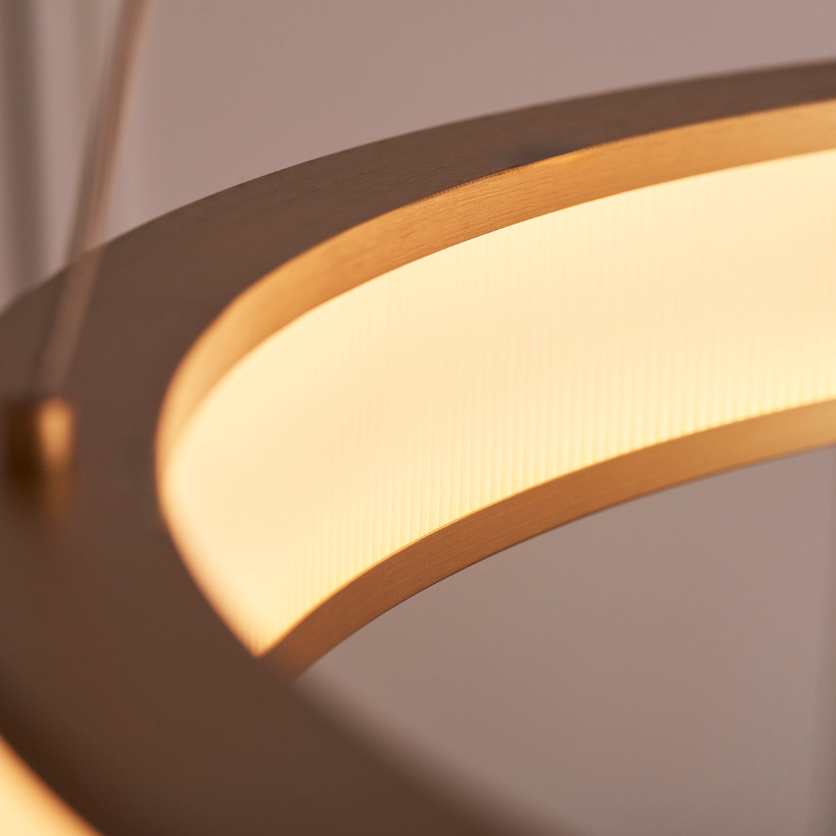 Endon Lighting Classic Ribbed Hoop 111334 Classic Ribbed Hoop Pendant Light Fitting