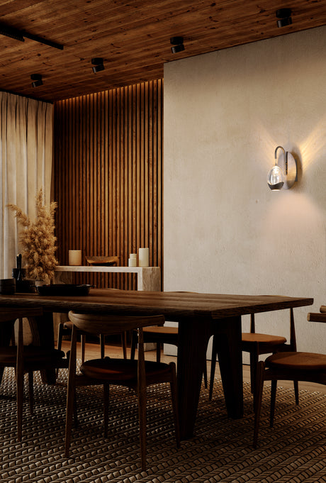 Searchlight Electric Seeds 1Lt Wall Light, Latte Metal with Champagne Glass 11142-1LT