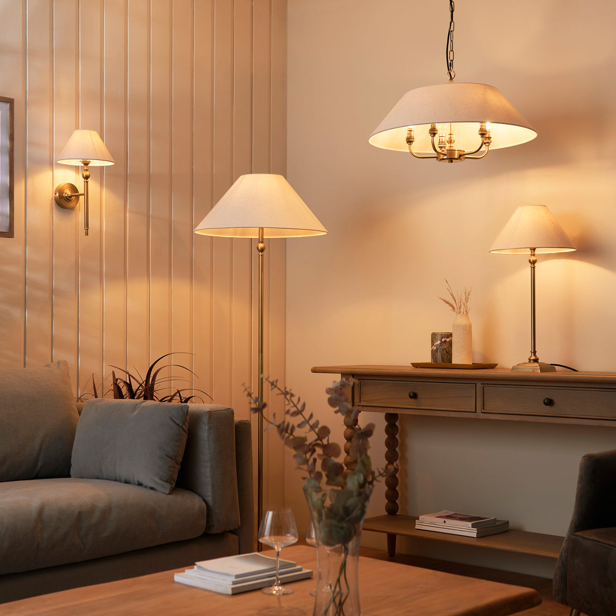 Endon Lighting Lille 112956 Lille 5lt Pendant Light Fitting
