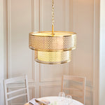 Endon Lighting Cordero 113420 Cordero 6lt Tiered Pendant Light Fitting