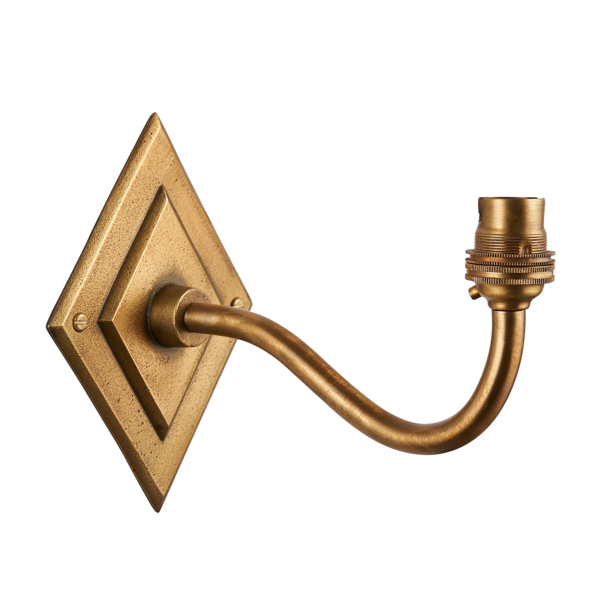 Diamond Curve Wall Light Fitting