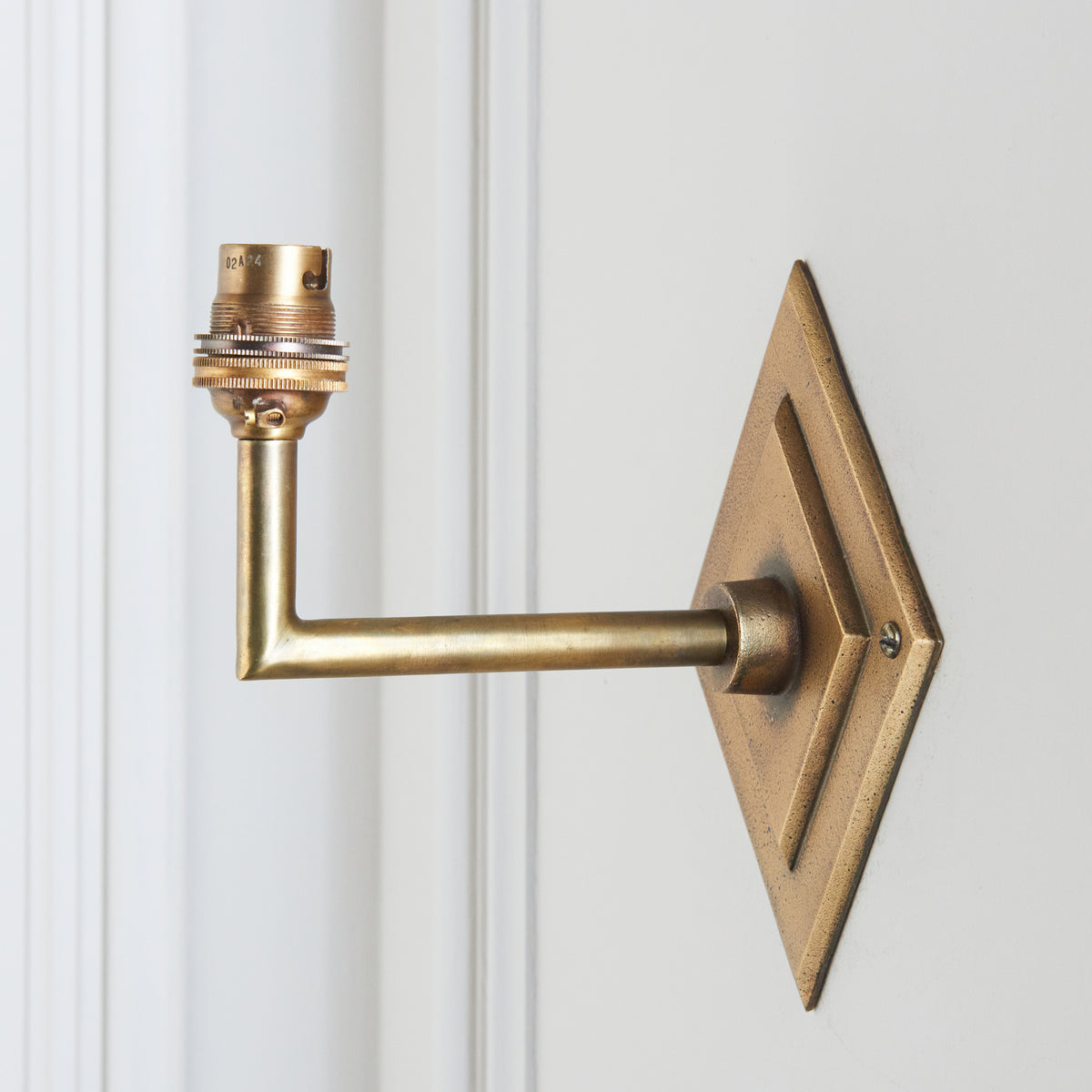 Endon Lighting Diamond Angle 113598 Diamond Angle Wall Light Fitting