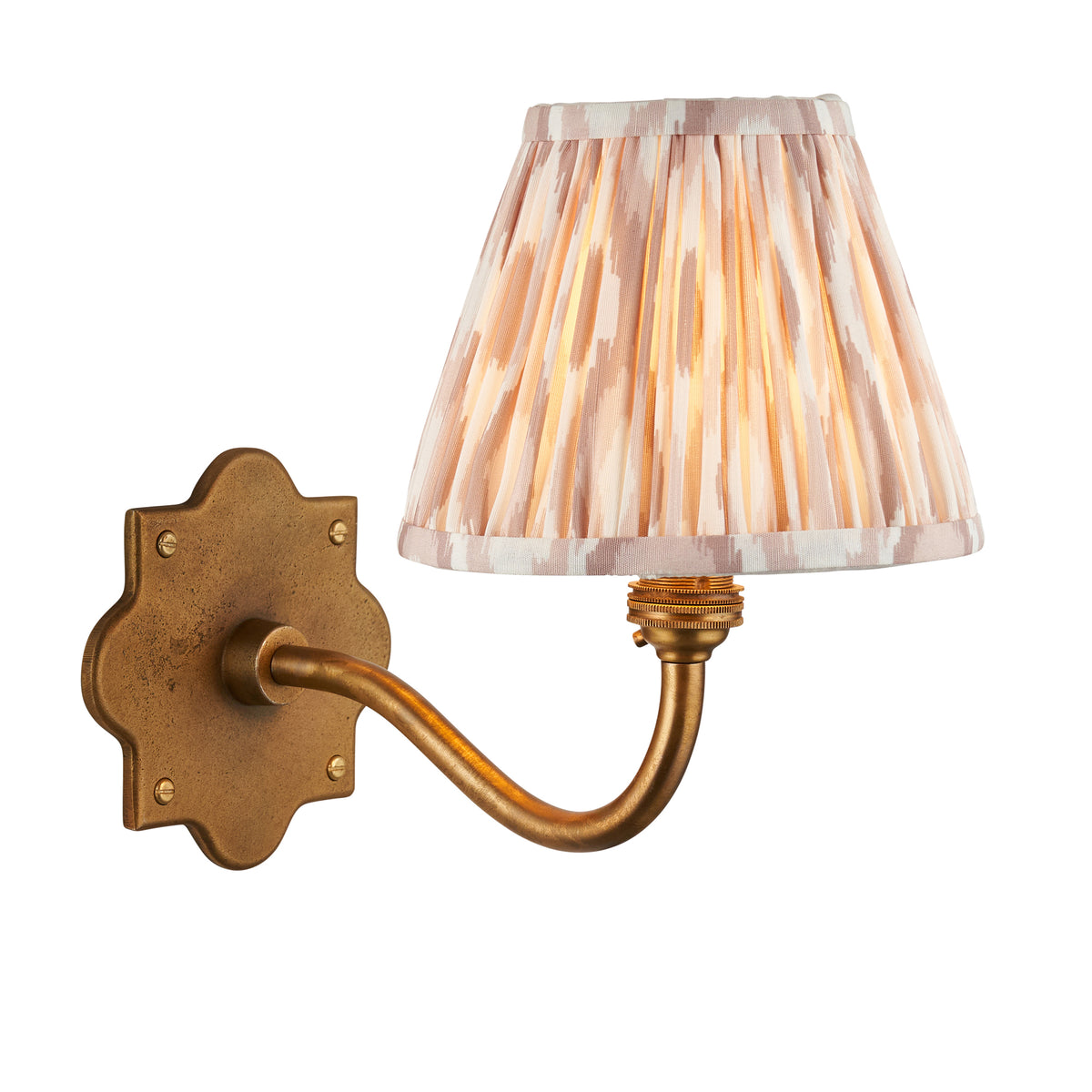 Anvil Curve & Ikat 16cm Wall Light