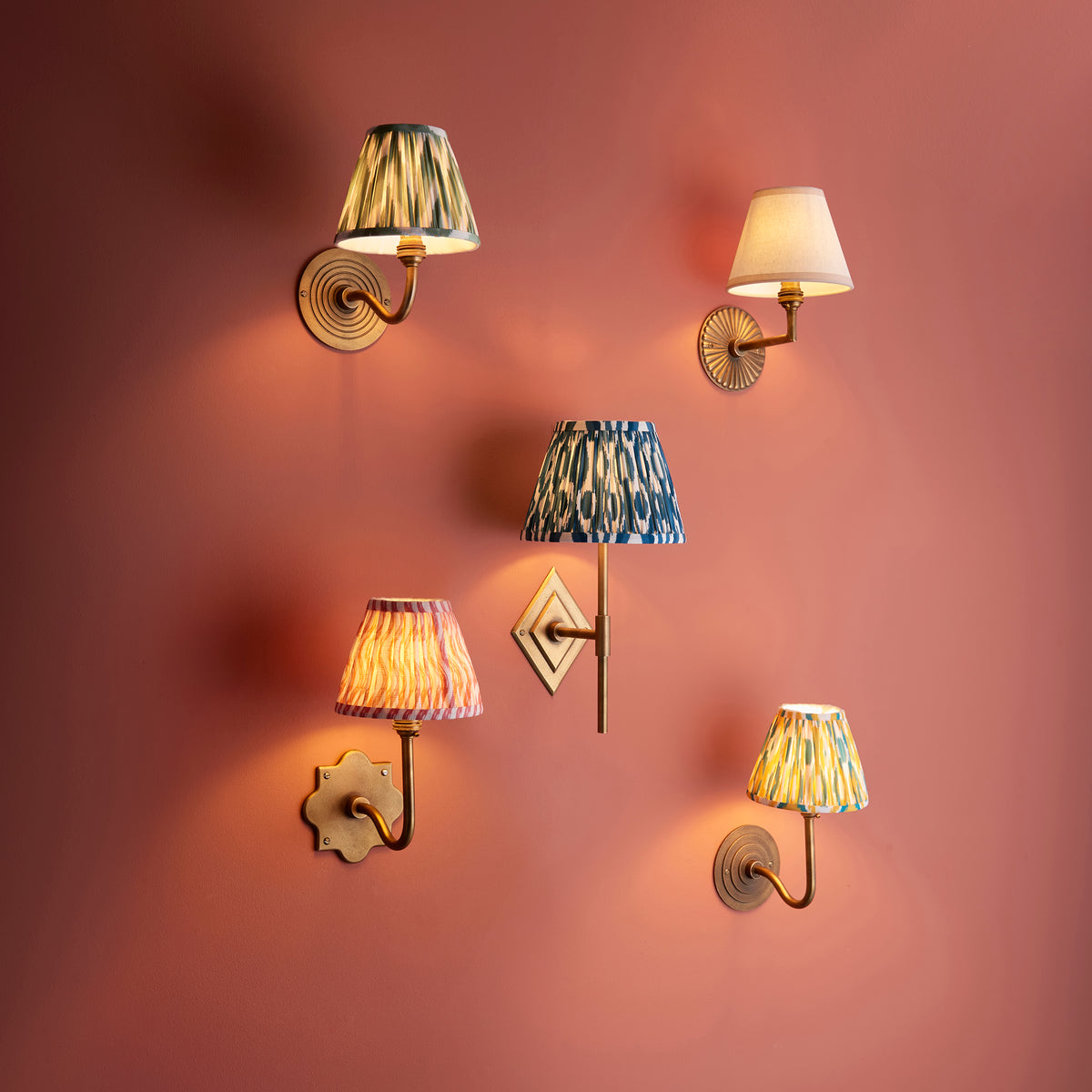 Endon Lighting Ripple Curve & Zigzag 16cm 114095 Ripple Curve & Zigzag 16cm Wall Light
