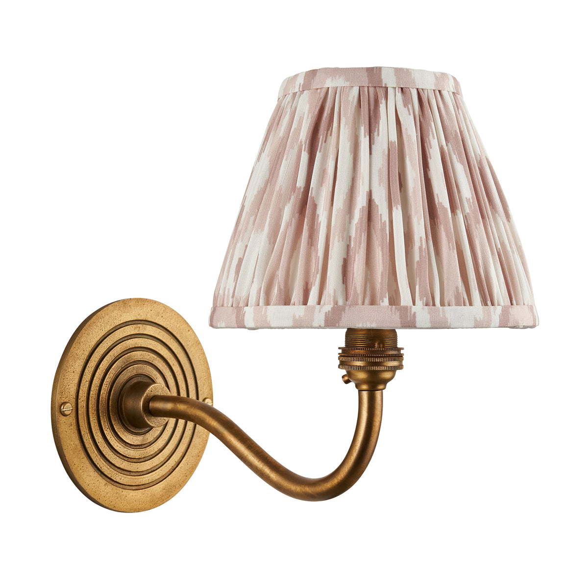 Endon Lighting Ripple Curve & Ikat 16cm 114102 Ripple Curve & Ikat 16cm Wall Light