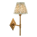 Diamond Tall & Leaf 16cm Wall Light