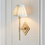 Endon Lighting Diamond Tall & Leaf 16cm 114133 Diamond Tall & Leaf 16cm Wall Light