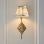 Endon Lighting Diamond Tall & Leaf 16cm 114133 Diamond Tall & Leaf 16cm Wall Light
