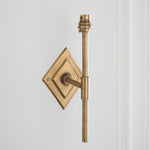 Endon Lighting Diamond Tall & Leaf 16cm 114133 Diamond Tall & Leaf 16cm Wall Light