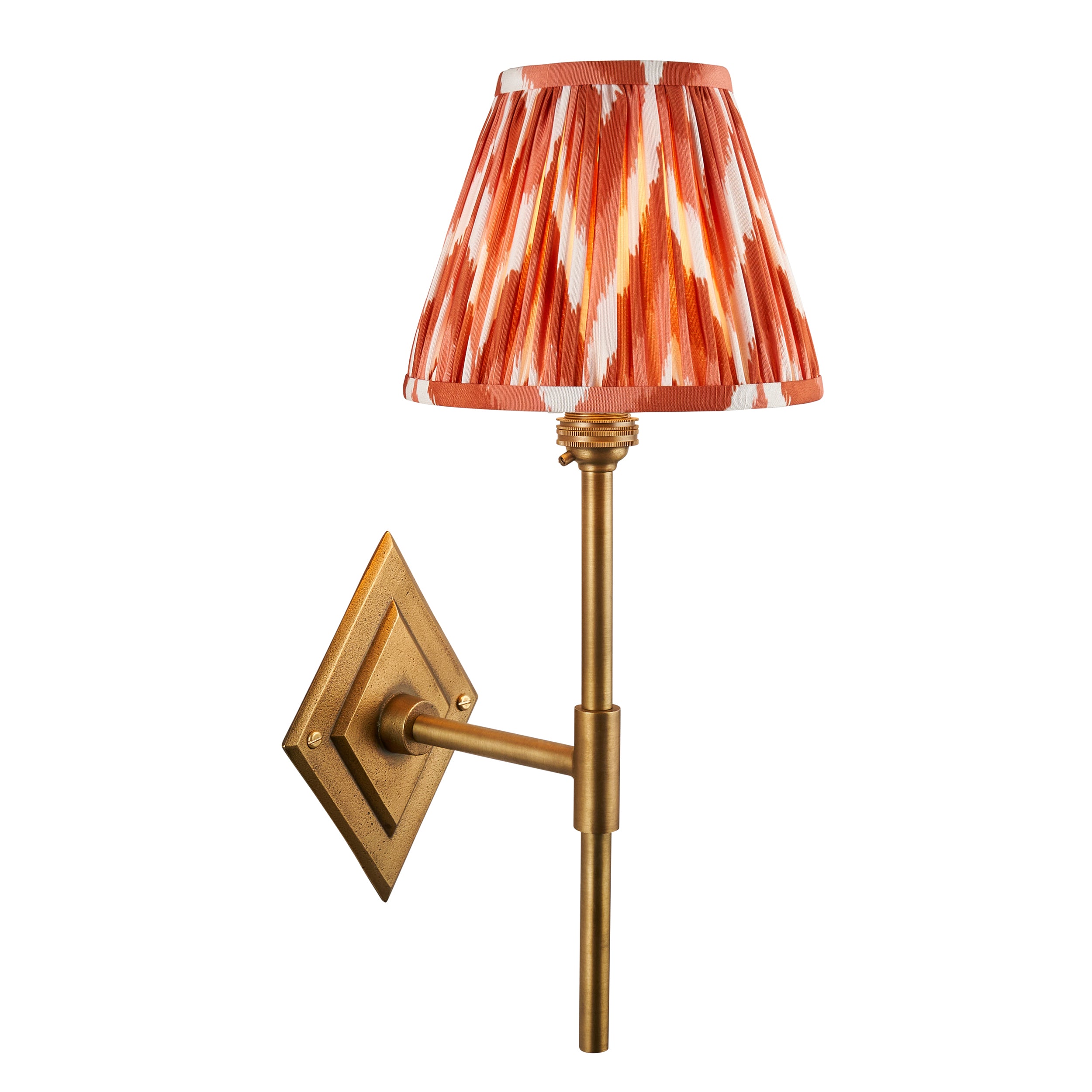 Diamond Tall & Zigzag 16cm Wall Light