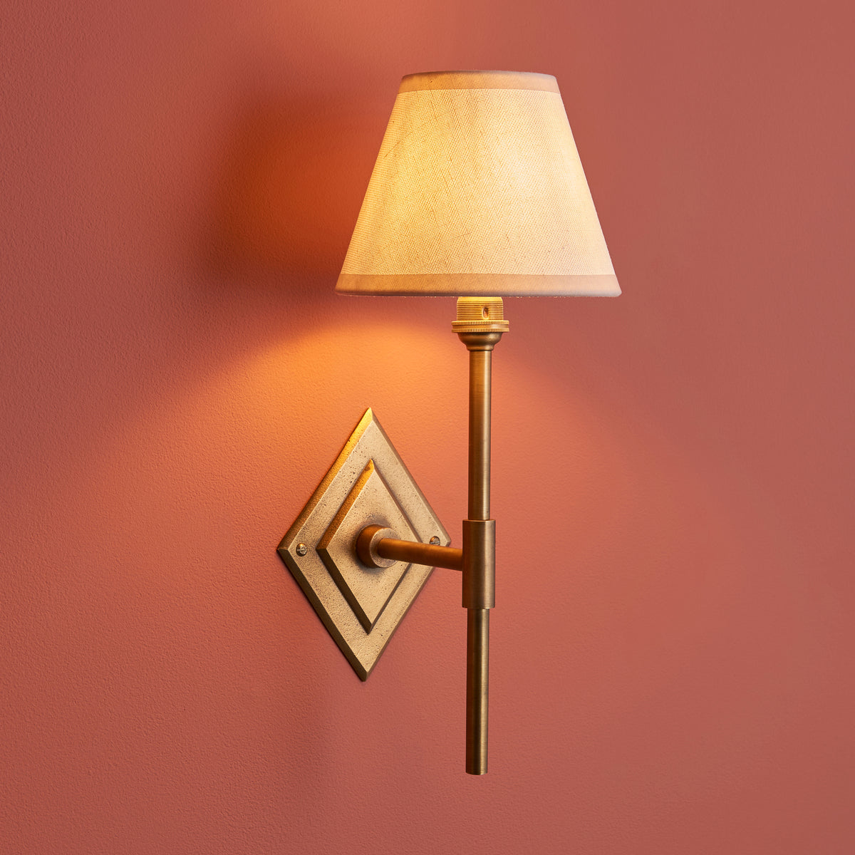 Endon Lighting Diamond Tall & Ivy 16cm 114144 Diamond Tall & Ivy 16cm Wall Light