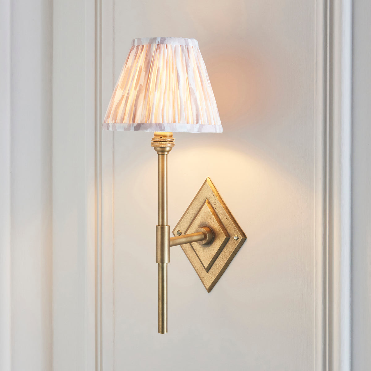 Endon Lighting Diamond Tall & Ikat 16cm 114145 Diamond Tall & Ikat 16cm Wall Light