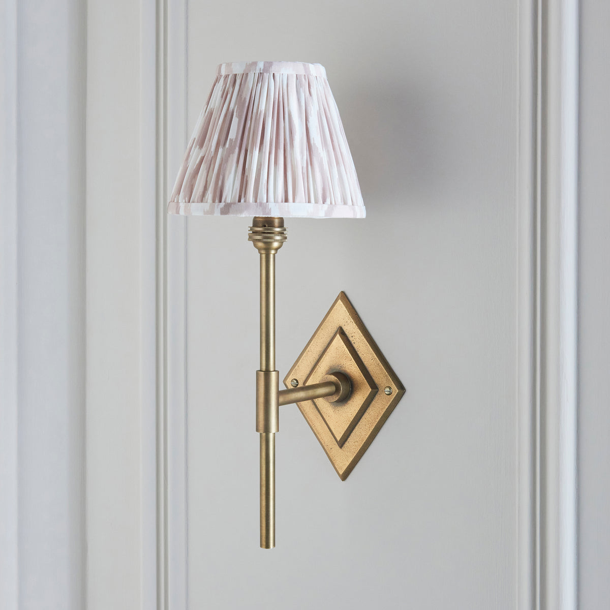 Endon Lighting Diamond Tall & Ikat 16cm 114145 Diamond Tall & Ikat 16cm Wall Light