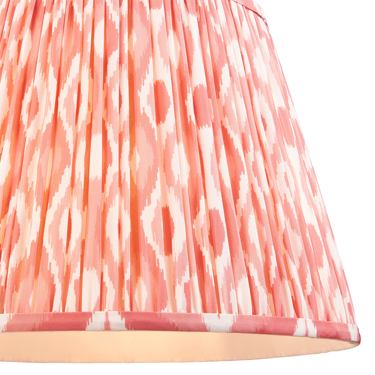 Endon Lighting Eltham & Ikat 40cm 114256 Eltham & Ikat 40cm Pendant Light Fitting, Red