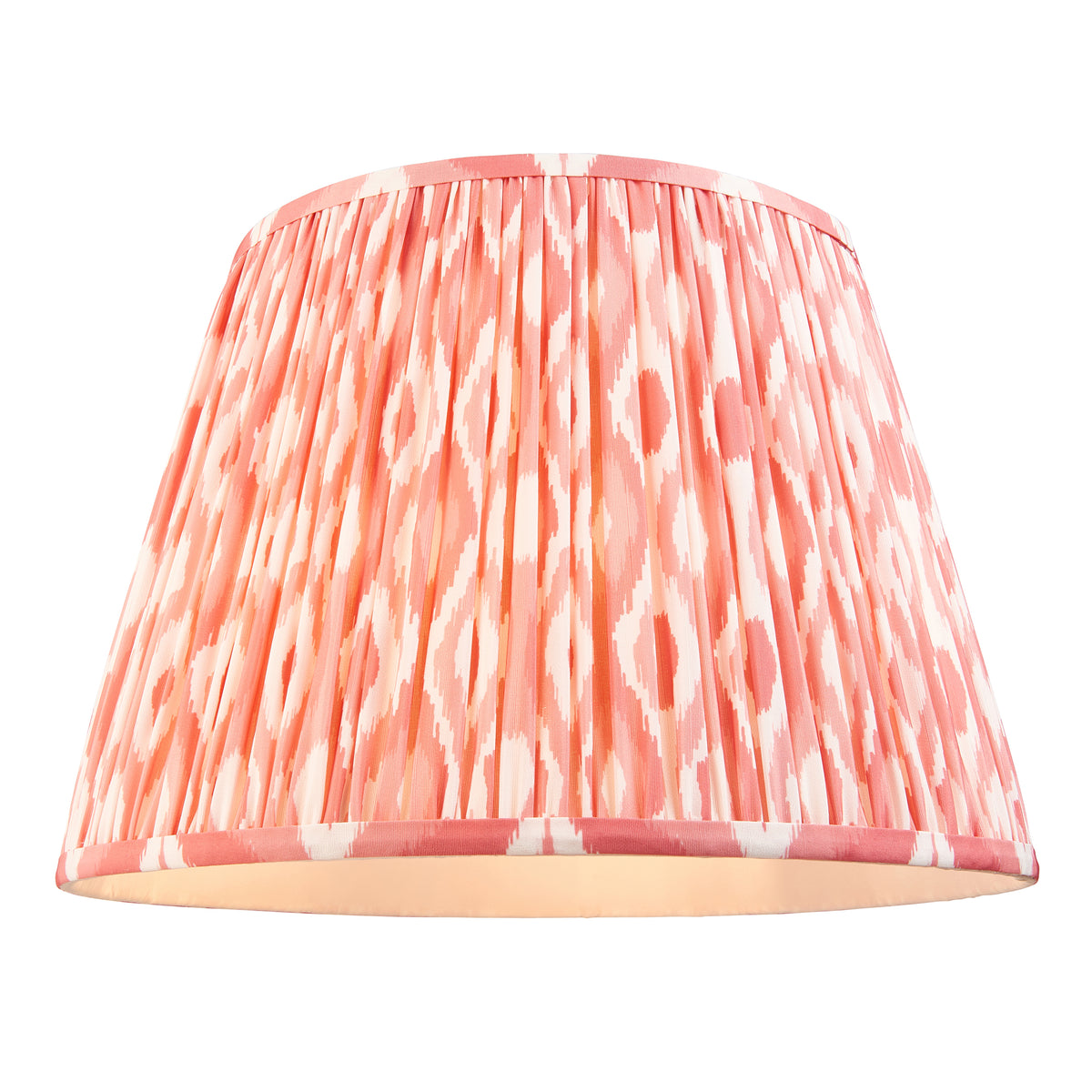 Endon Lighting Eltham & Ikat 40cm 114256 Eltham & Ikat 40cm Pendant Light Fitting, Red