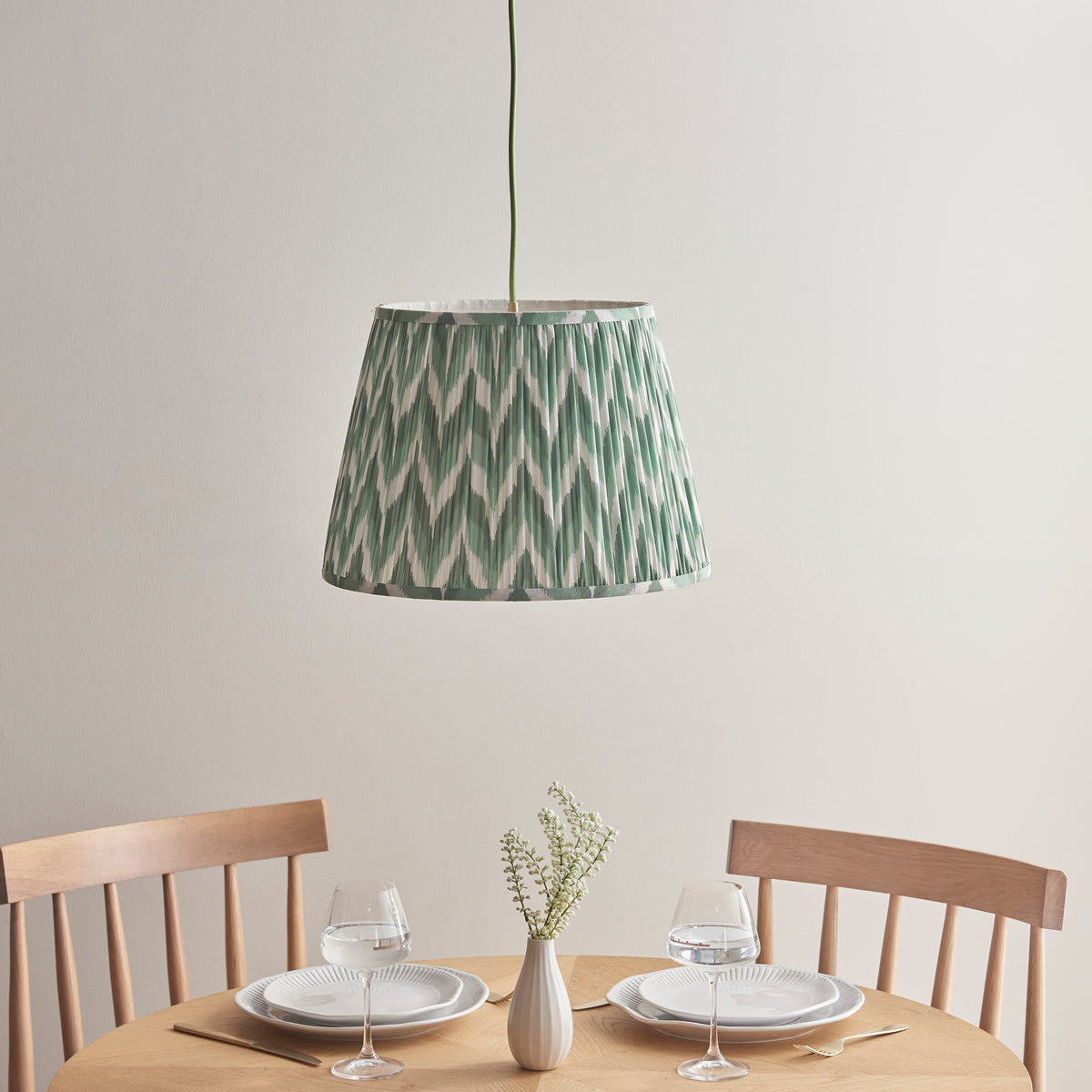 Endon Lighting Eltham & Zigzag 40cm 114257 Eltham & Zigzag 40cm Pendant Light Fitting