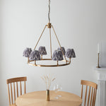 Endon Lighting Chester & Zigzag 16cm 114509 Chester & Zigzag 16cm 6lt Pendant Light Fitting