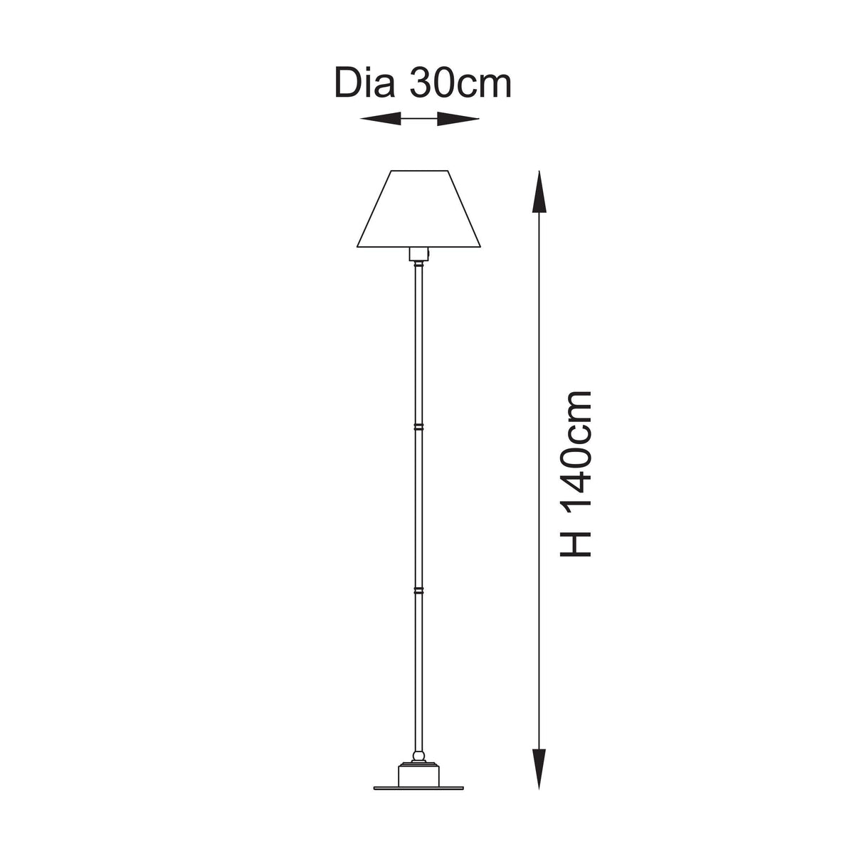Endon Lighting Burley Rechargeable & Leaf 30cm 114783 Burley Rechargeable & Leaf 30cm Floor Light Fitting