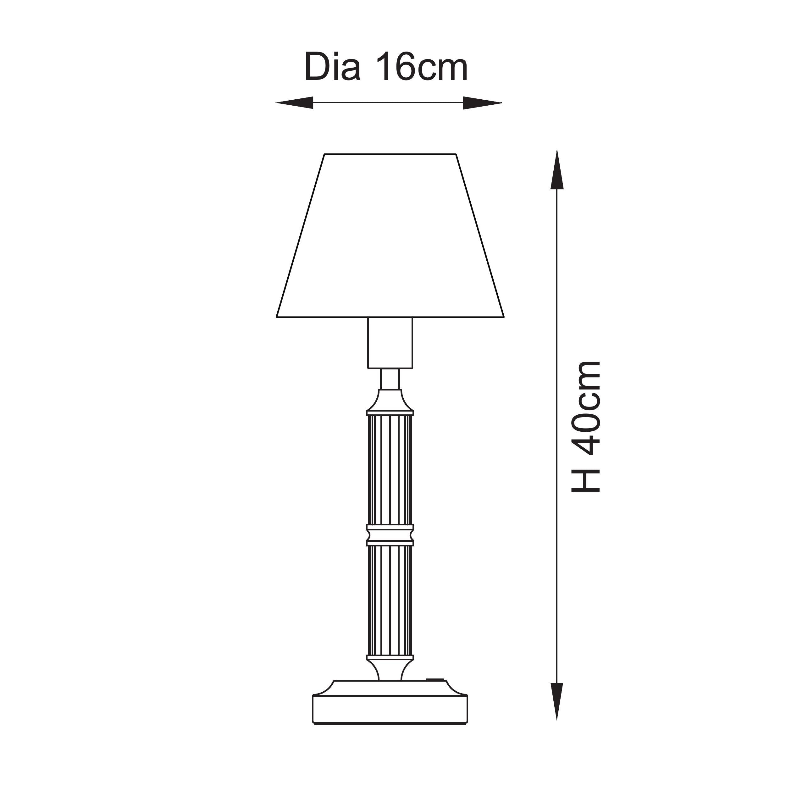 Endon Lighting Morton Rechargeable & Zigzag 16cm 114843 Morton Rechargeable & Zigzag 16cm Table Light