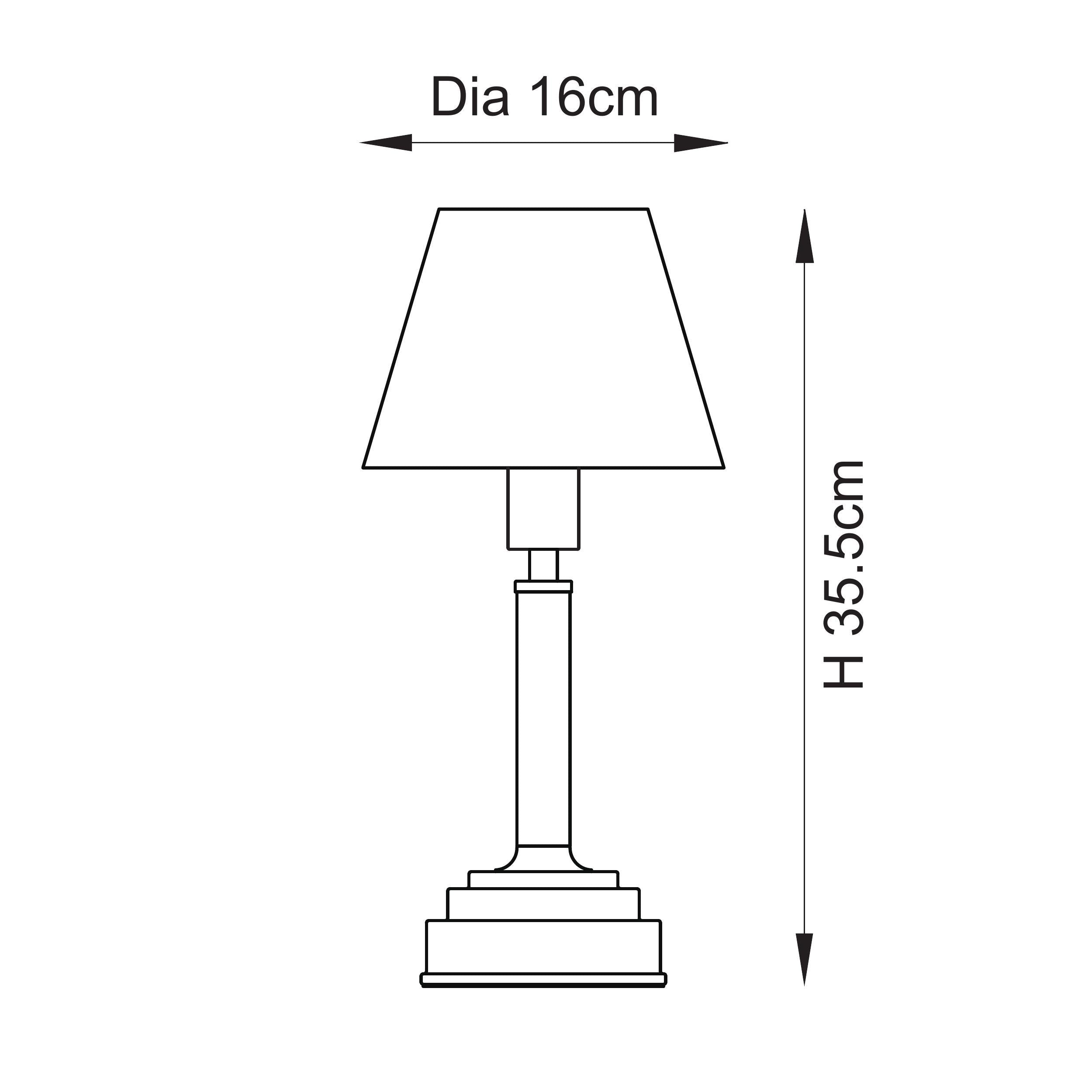 Endon Lighting Upton Rechargeable & Leaf 16cm 114880 Upton Rechargeable & Leaf 16cm Table Light