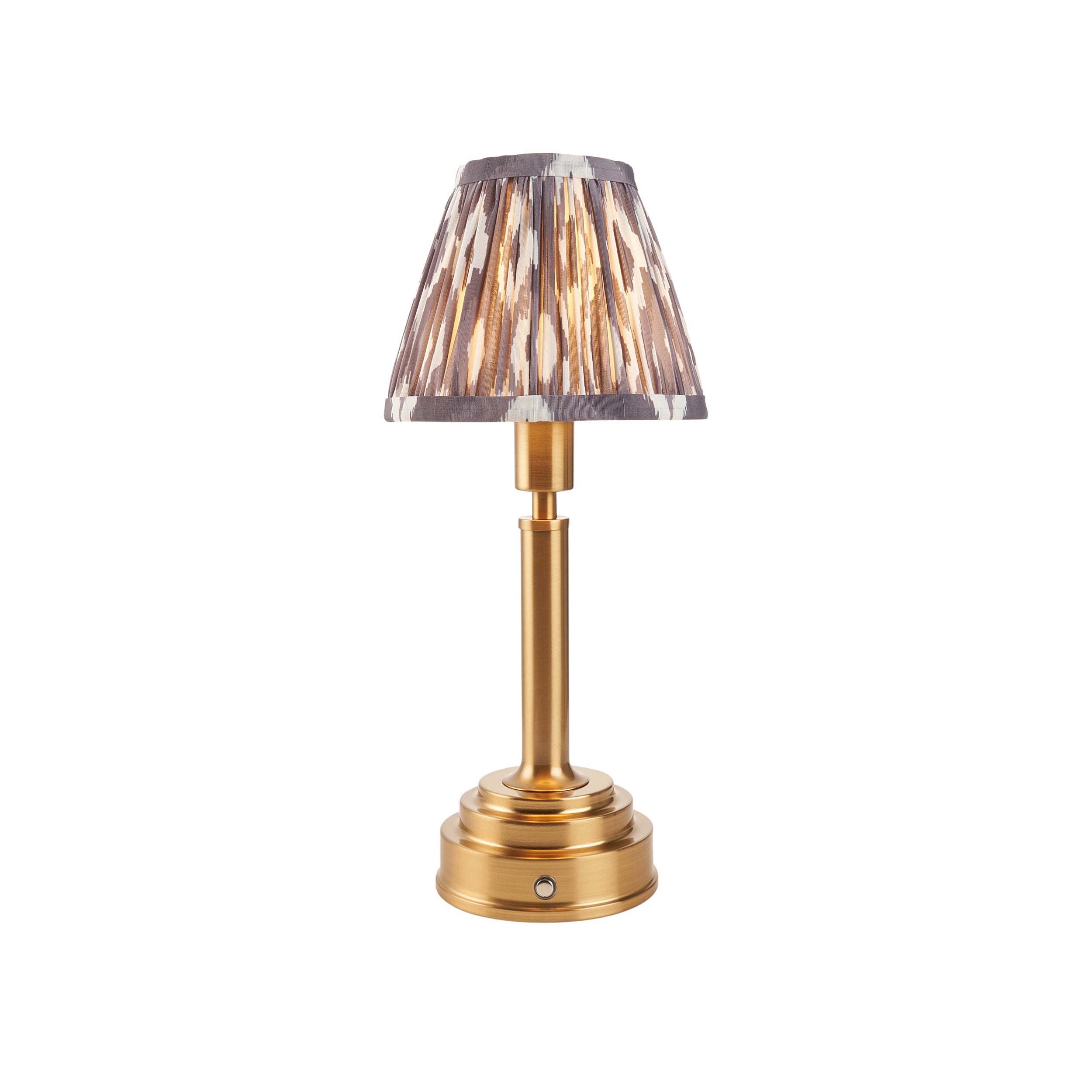 Upton Rechargeable & Ikat 16cm Table Light