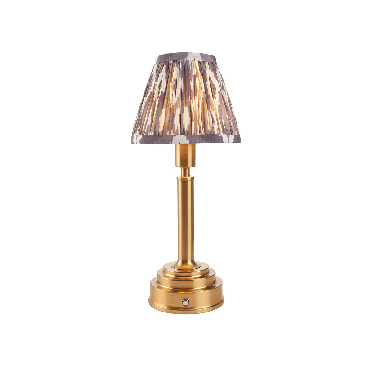 Upton Rechargeable & Ikat 16cm Table Light