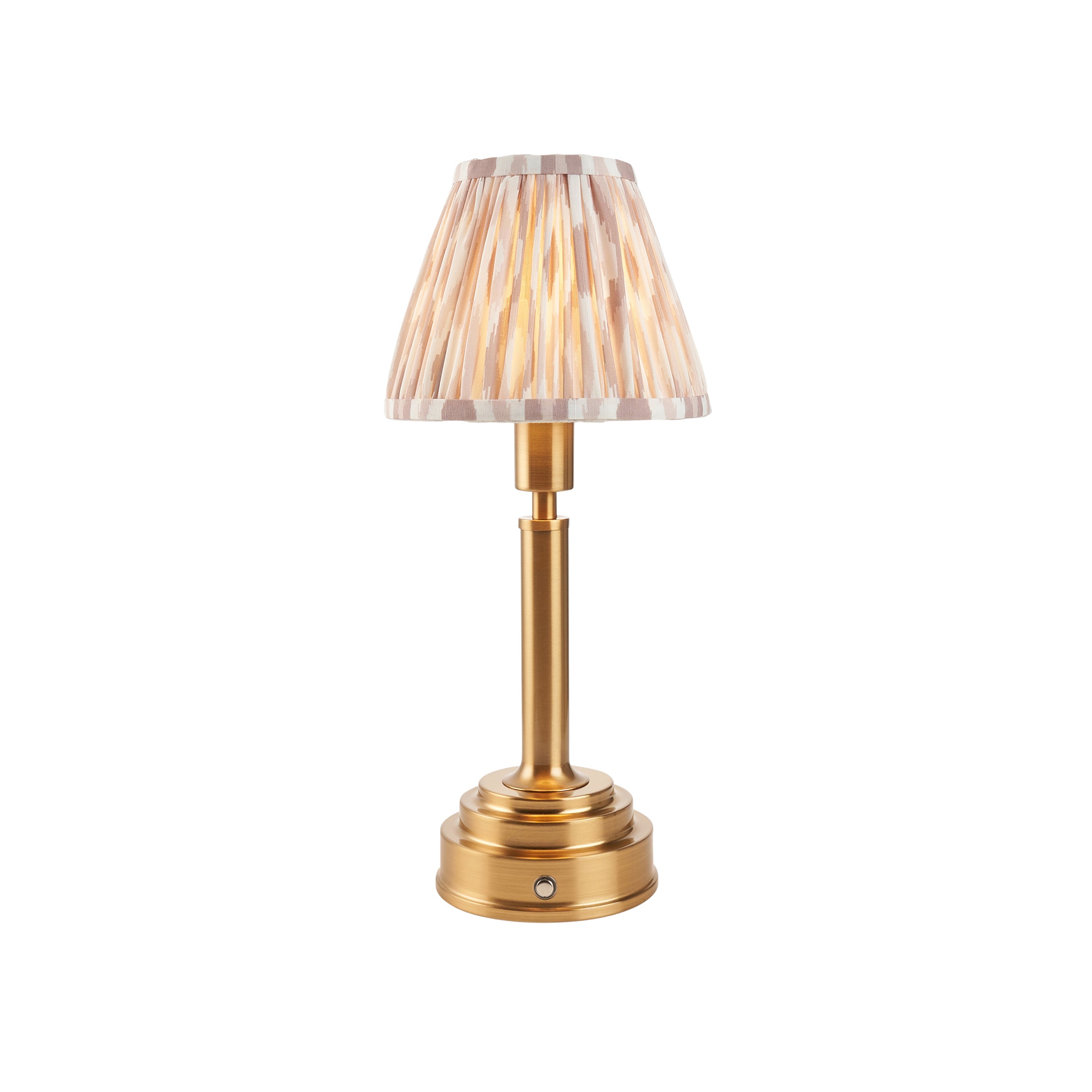 Upton Rechargeable & Ikat 16cm Table Light