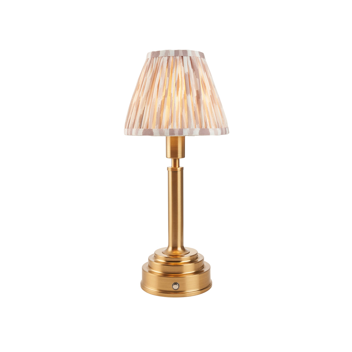 Upton Rechargeable & Ikat 16cm Table Light