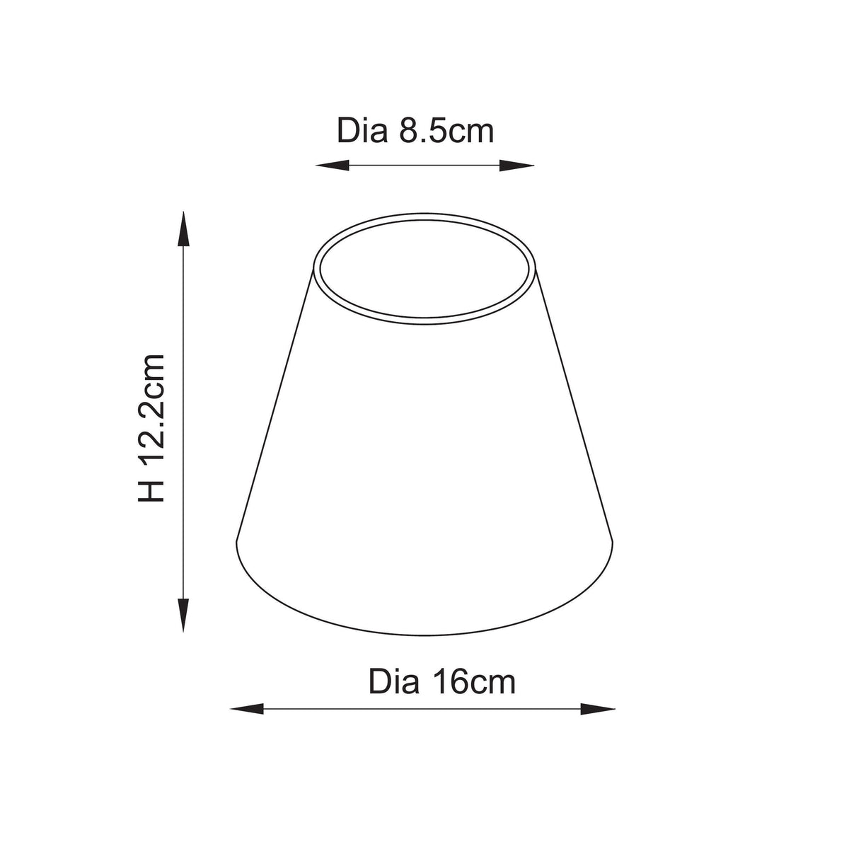 Endon Lighting Lille & Ikat 16cm 118053 Lille & Ikat 16cm 5lt Pendant Light Fitting