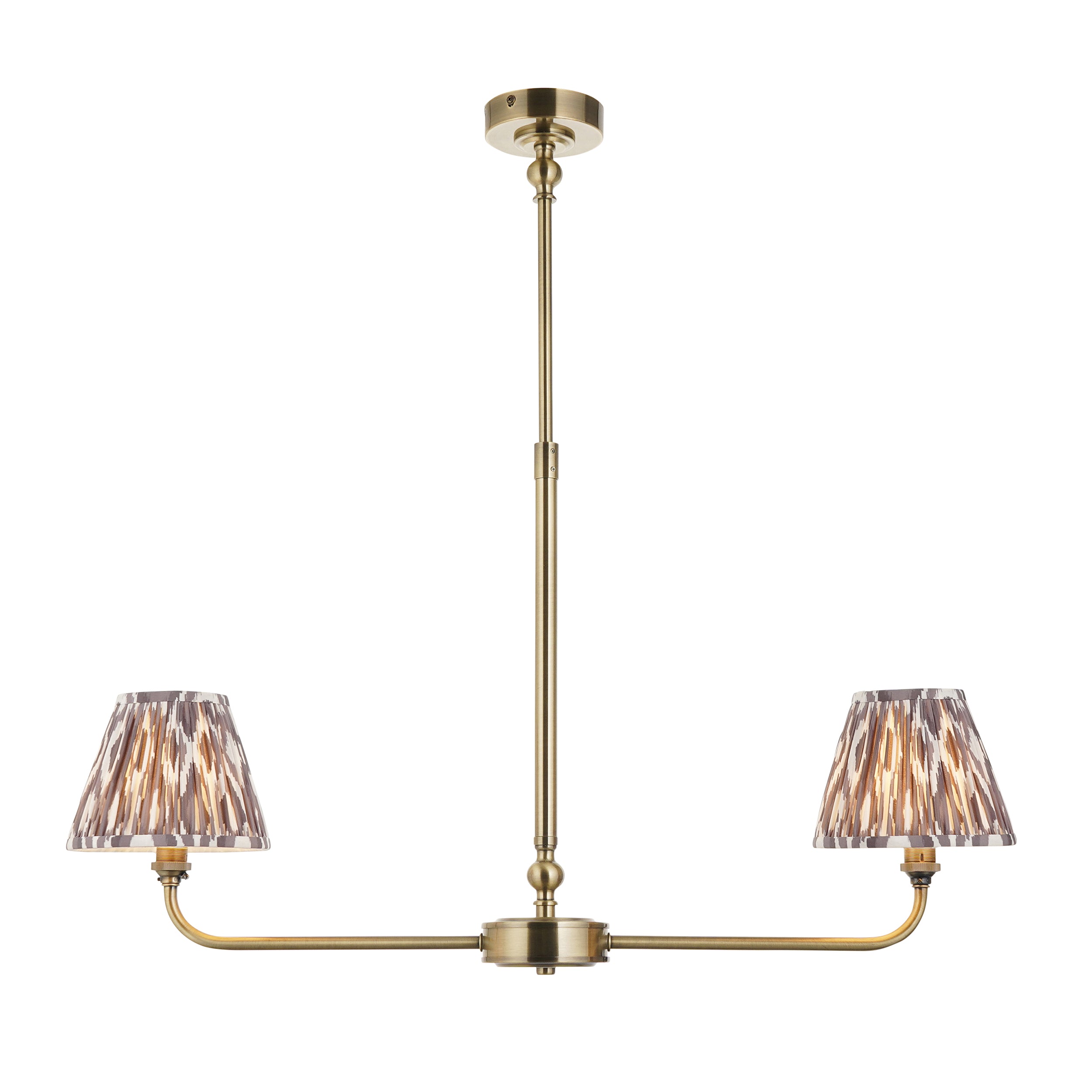 Lille & Ikat 16cm 2lt Linear Pendant Light Fitting