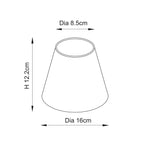 Endon Lighting Lille & Ikat 16cm 118085 Lille & Ikat 16cm 2lt Linear Pendant Light Fitting