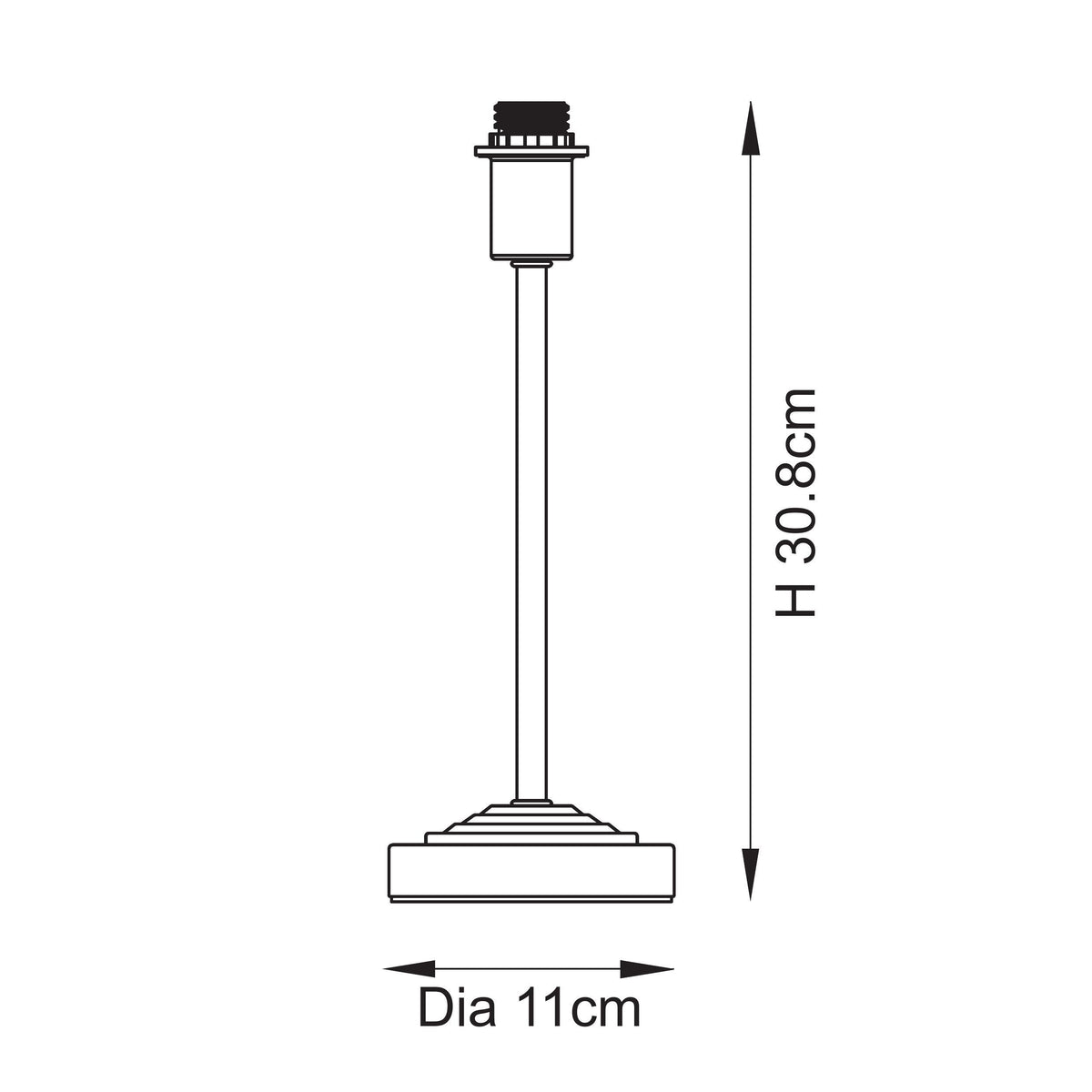 Endon Lighting Rise 118533 Rise Table Light Base