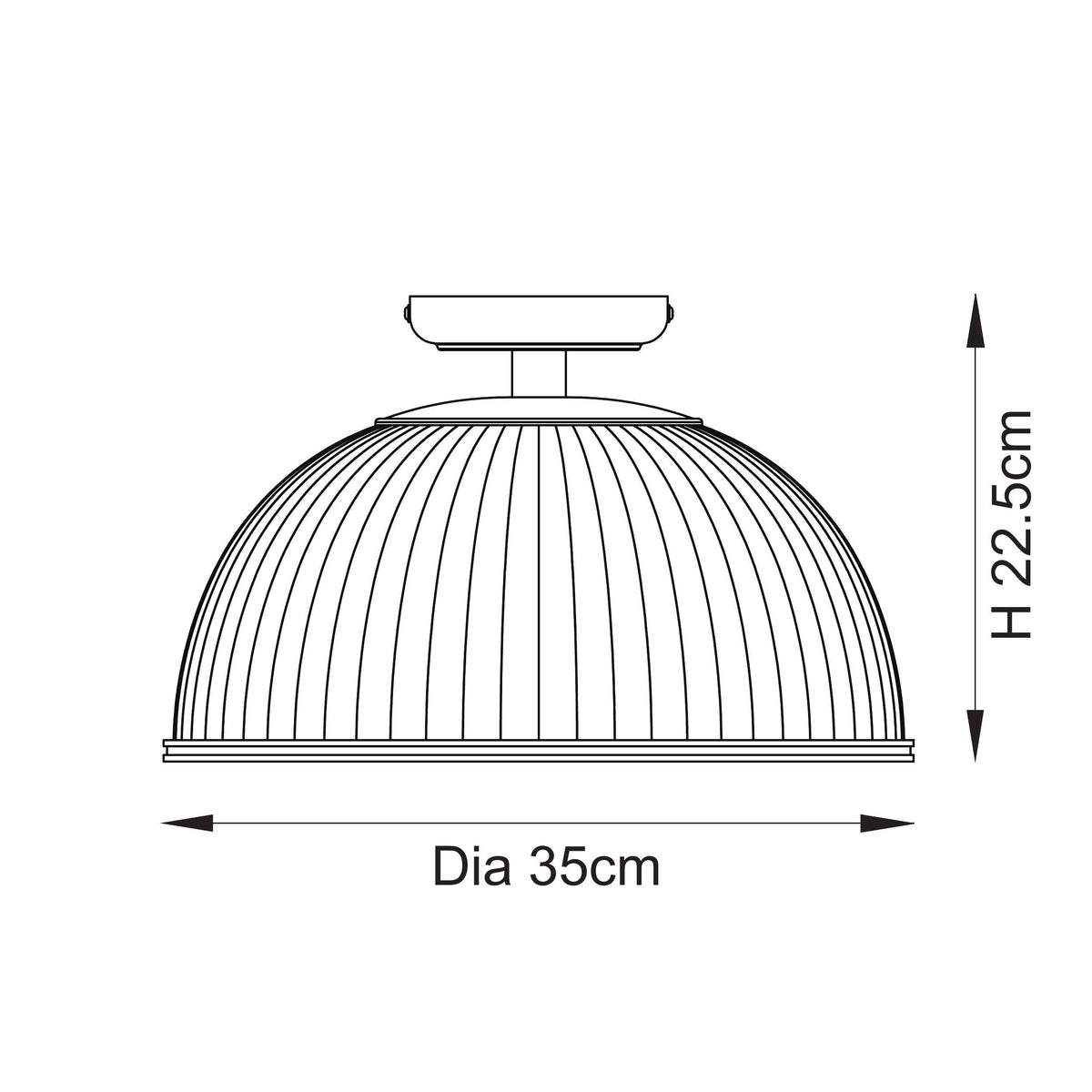 Endon Lighting Somerset 118751 Somerset Downlight Flush Light Fitting
